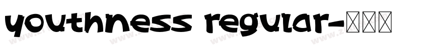 youthness regular字体转换